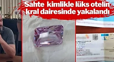Kral dairesinde kalan dolandırıcının çantasından servet çıktı