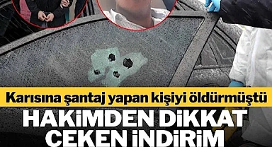 Eşine şantaj yapanı öldüren kocanın cezası düşürüldü