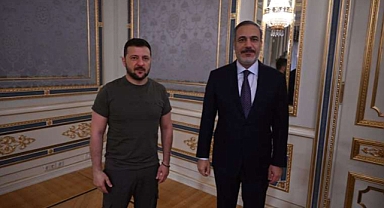 Dışişleri Bakanı Hakan Fidan, Zelenski ile Kiev'de görüştü