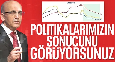Mehmet Şimşek’ten enflasyon değerlendirmesi: Kasım 2021’den bu yana en düşük seviye